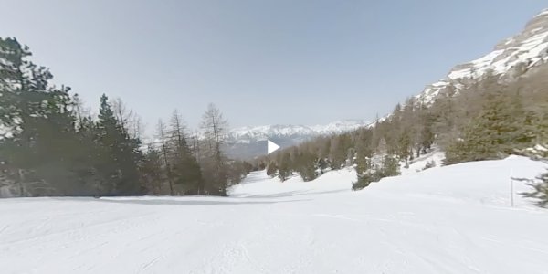 Descente de ski - Le Chaillol - La Lauzière