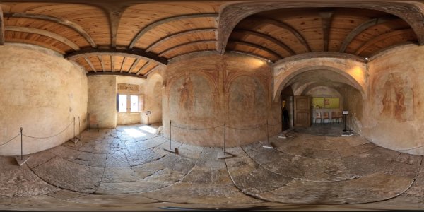 Peintures murales de l'ancienne commanderie des Hospitaliers à Sainte-Eulalie-de-Cernon